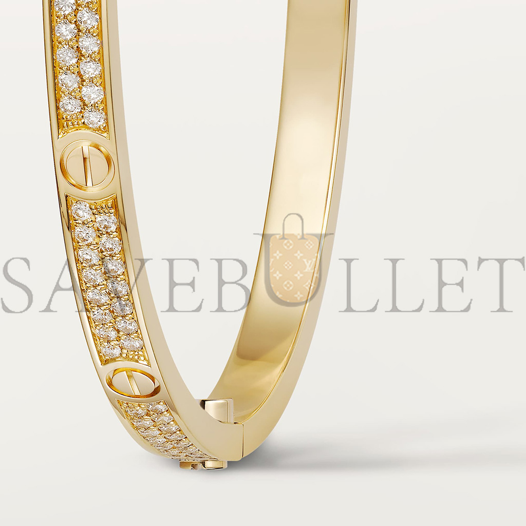 CARTIER  LOVE BRACELET, SMALL MODEL, PAVED N6710617