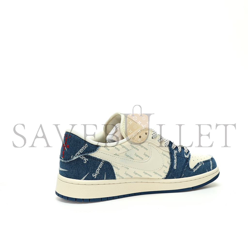 NIKE AIR JORDAN 1 LOW OG SP BEIGE NAVY LV MONOGRAM LJ5188-002