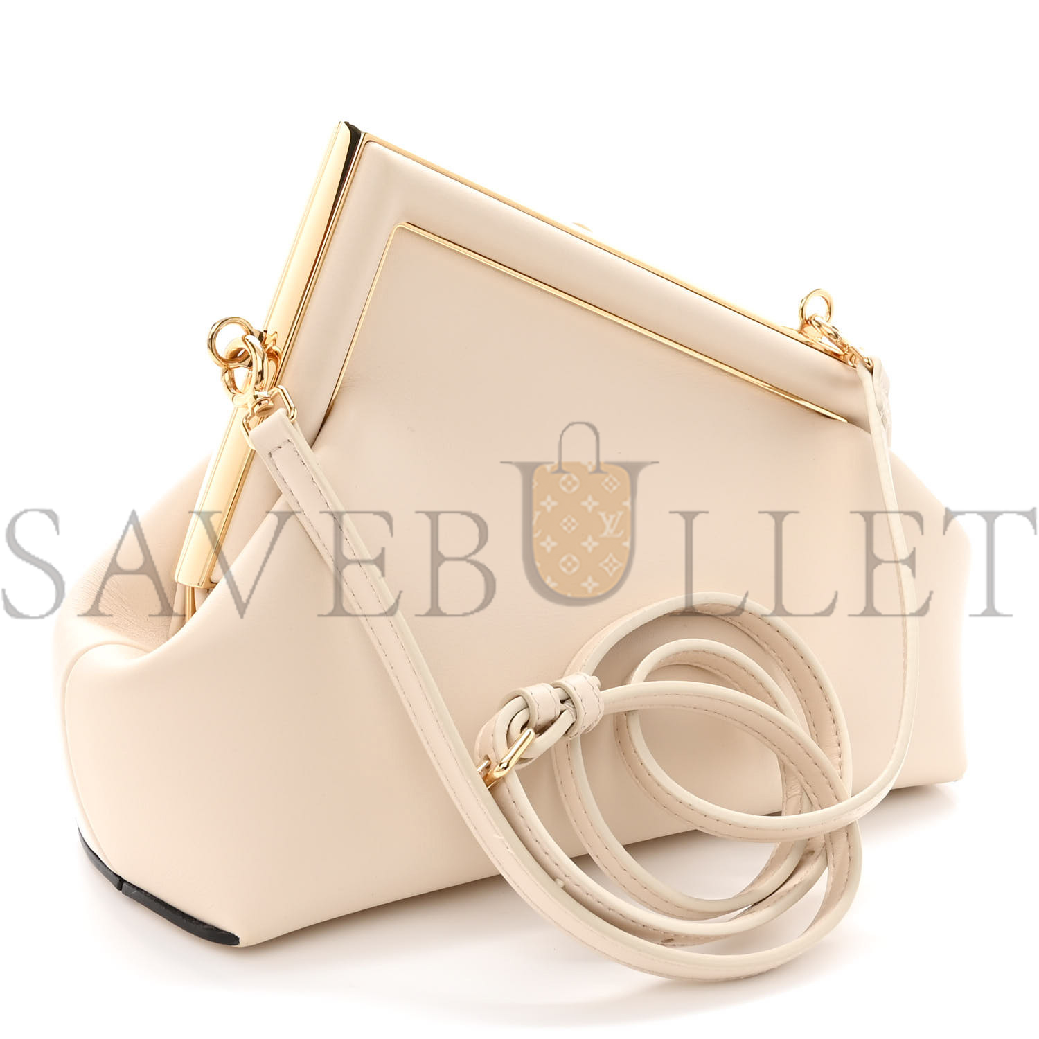 FENDI SHINY NAPPA SMALL FENDI FIRST NUVOLA (23*18*9cm)