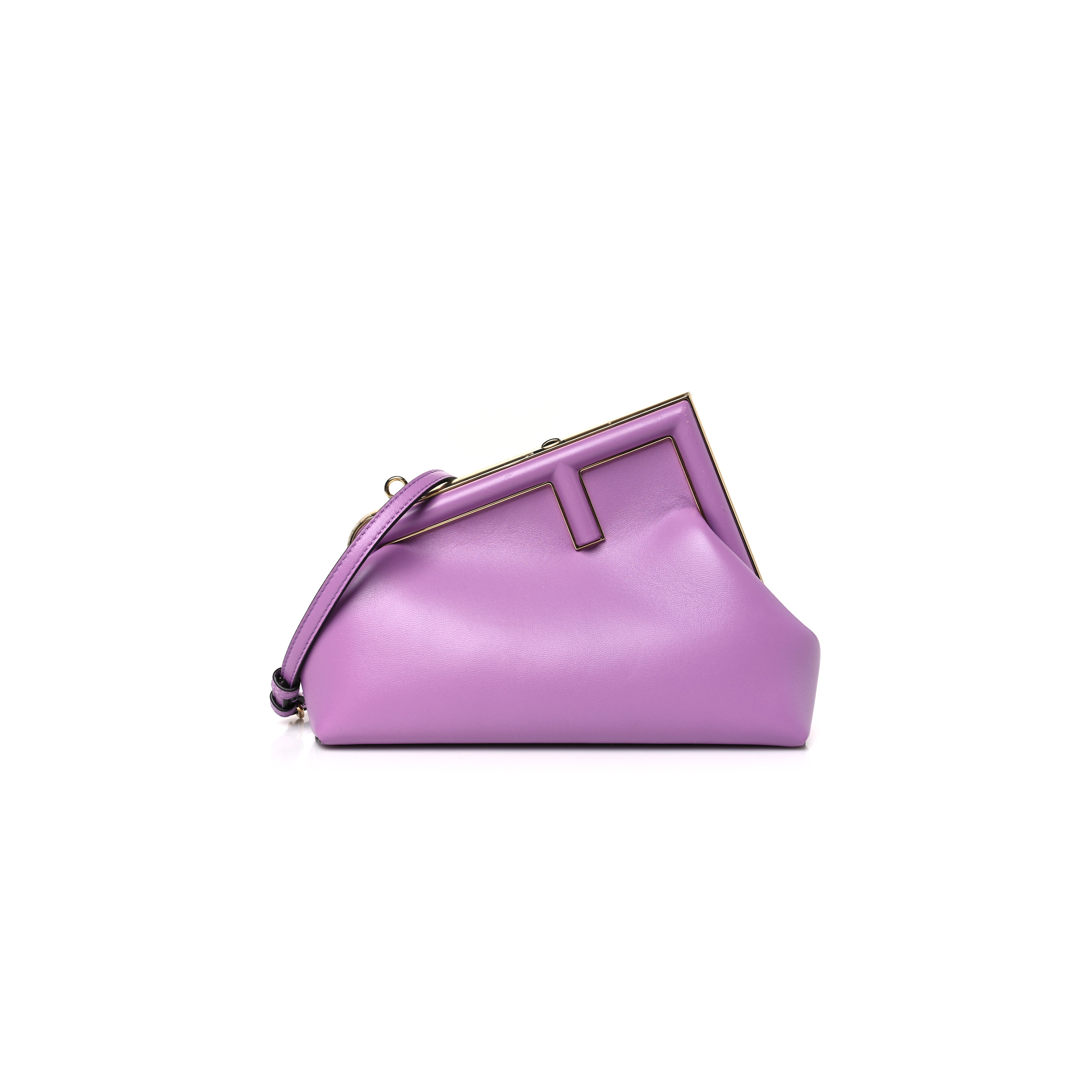 FENDI SHINY NAPPA SMALL FENDI FIRST VIOLETTA (23*18*9cm)