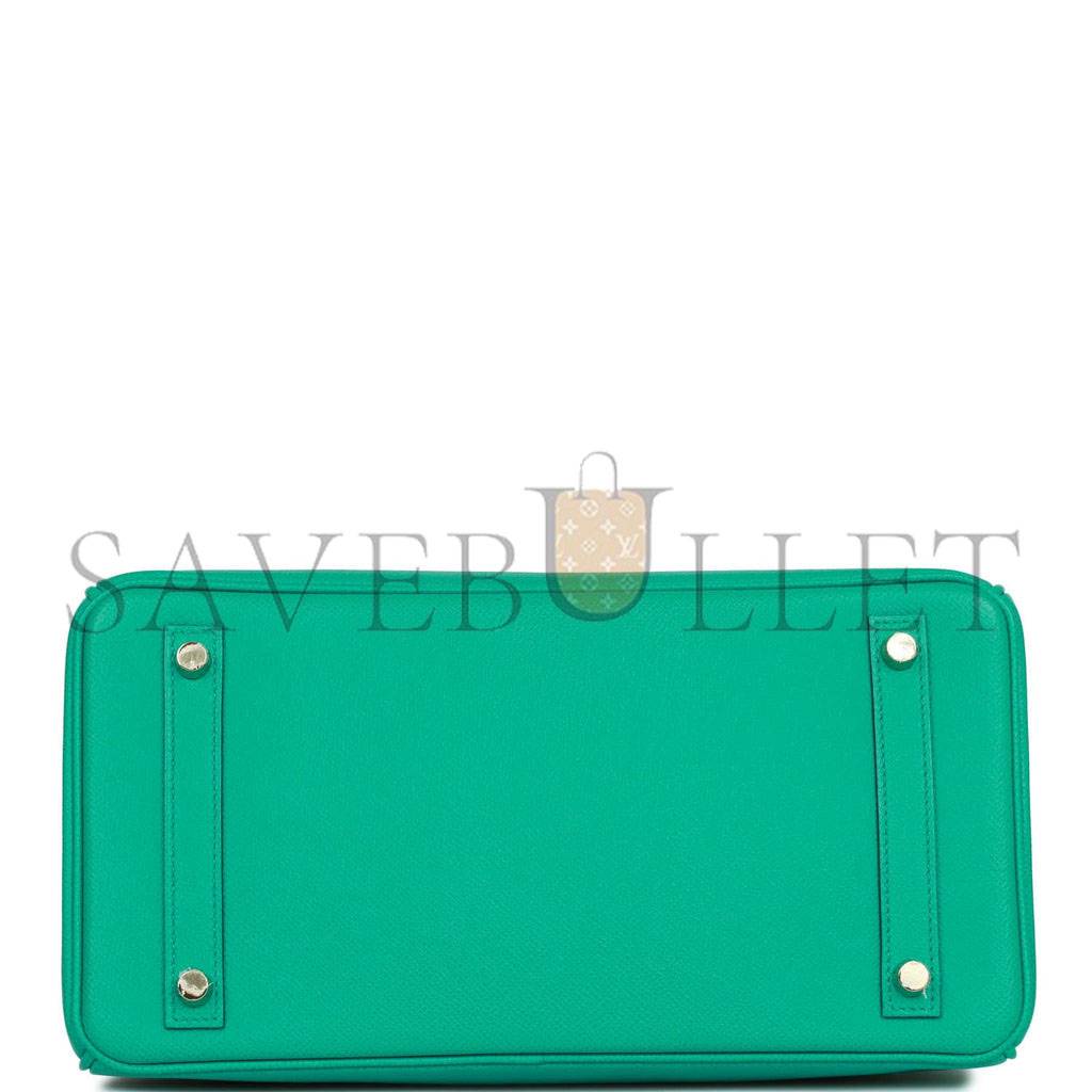 HERMES BIRKIN 30 VERT JADE EPSOM GOLD HARDWARE (30cm)