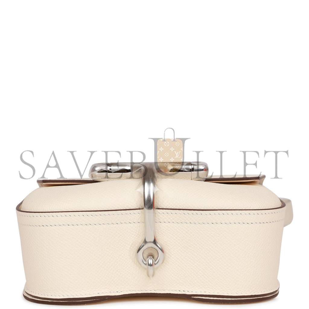 HERMES MINI DELLA CAVALLERA NATA EPSOM PALLADIUM HARDWARE (18*16*5cm)