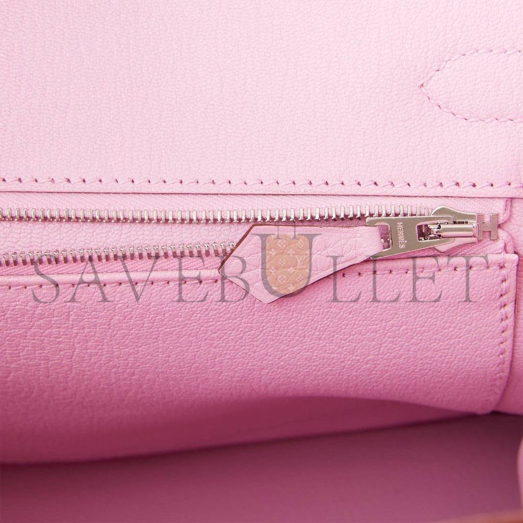 HERMES BIRKIN 30 MAUVE SYLVESTRE CLEMENCE PALLADIUM HARDWARE (30cm)