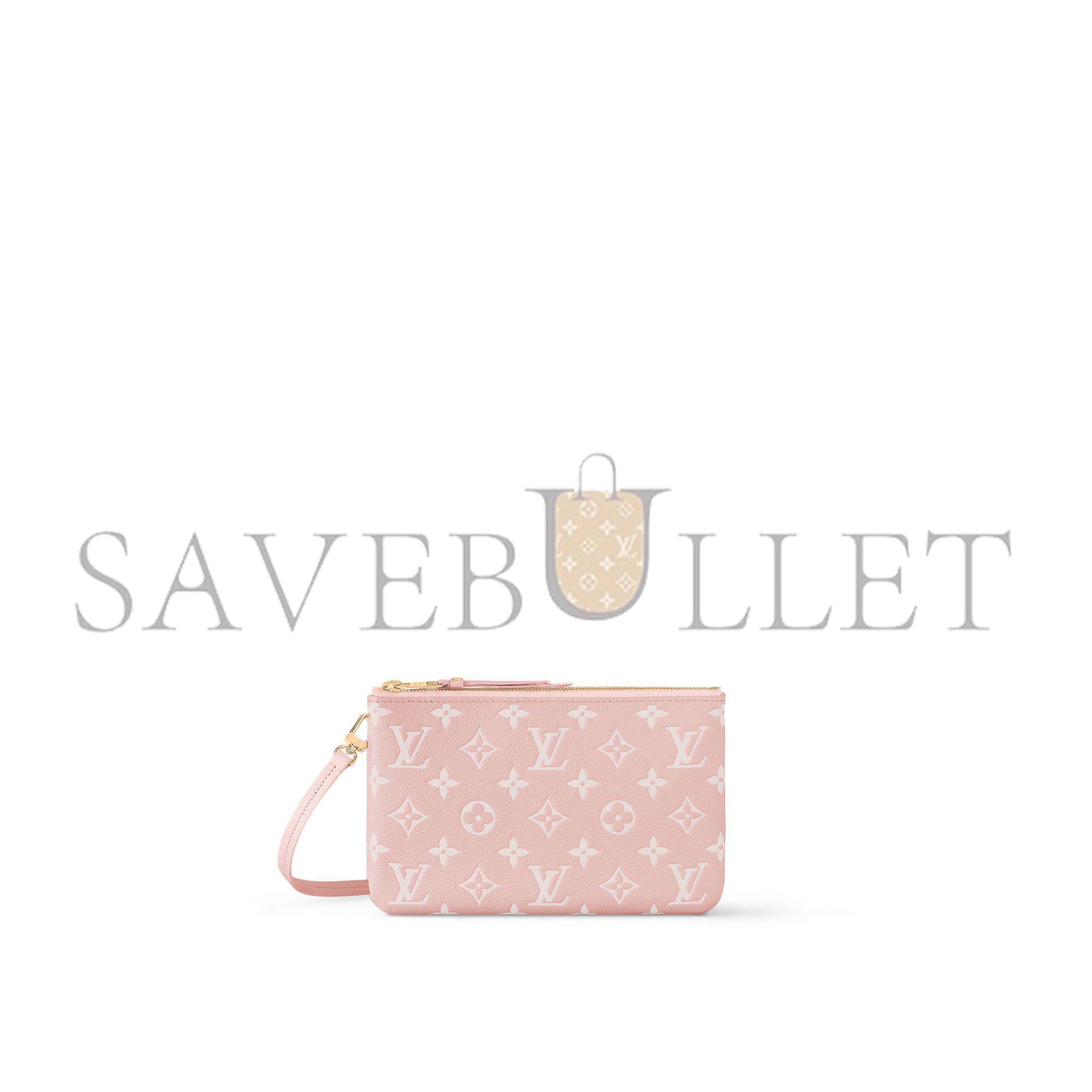 LOUIS VUITTON DOUBLE ZIP POCHETTE M81429 (20*12.5*3cm)